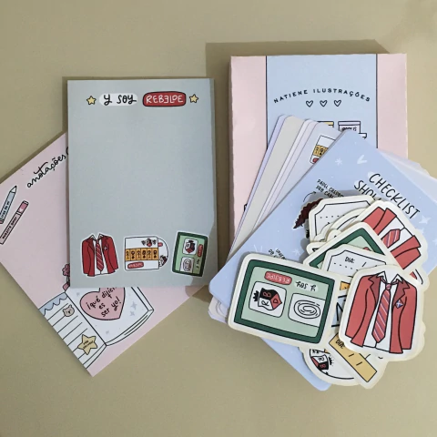 KIT DE PAPELARIA - RBD MODELO 2 - comprar online